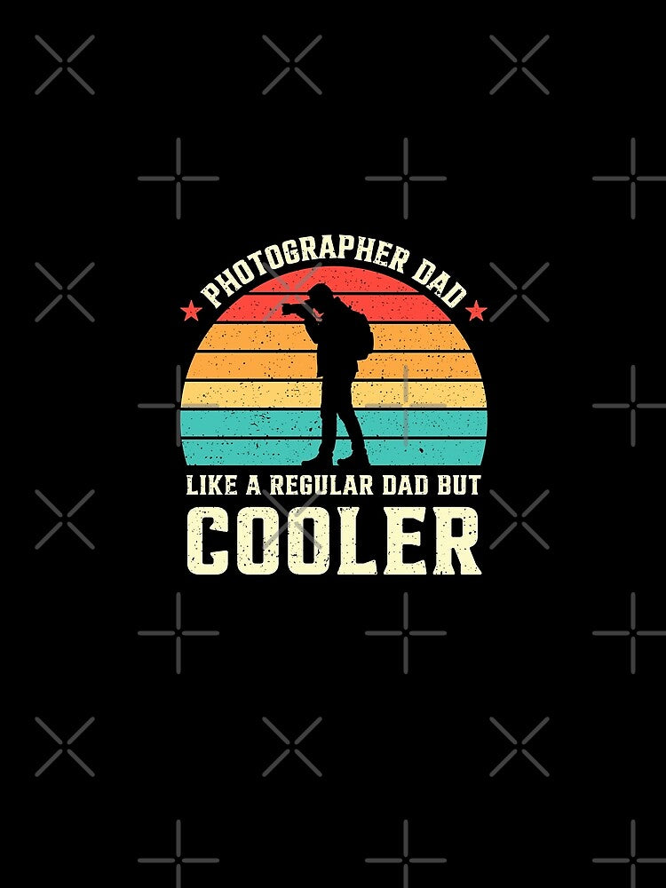 Photographer Dad Like A Regular Dad But Cooler Retro by RareBunny