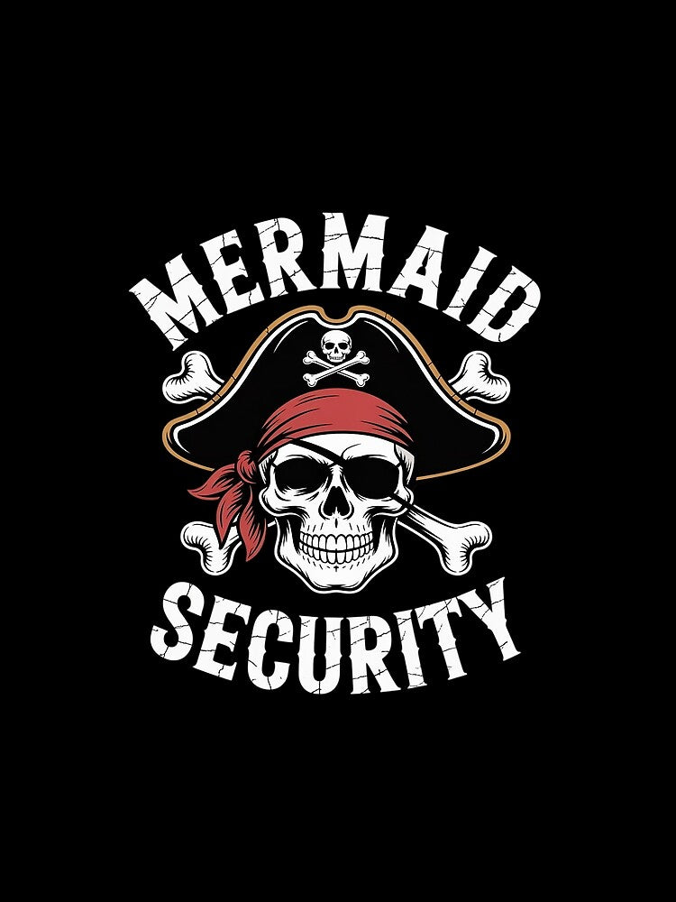 Mermaid Security Pirate Party Dad Brother Family Matching by VerseFarm