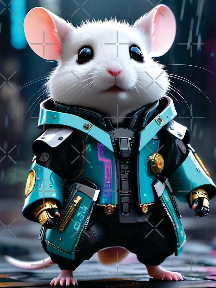 Cyberpunk Hamster by Decyo