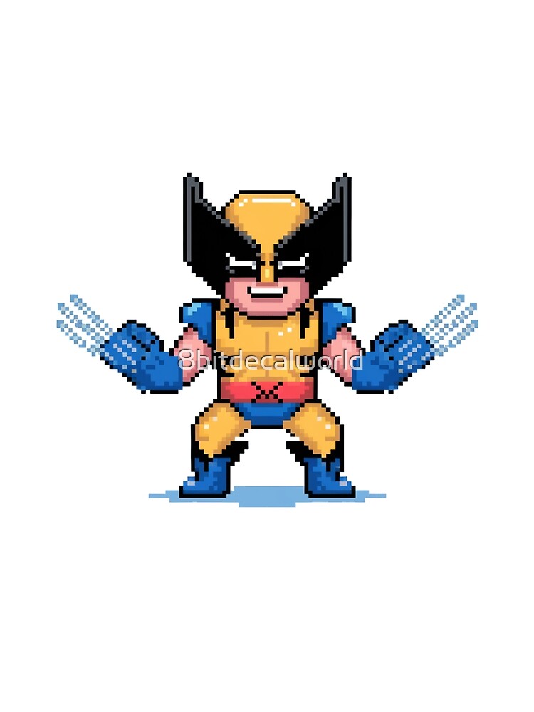 Slash Streak – The Pixel Clawed Hunter by 8bitdecalworld