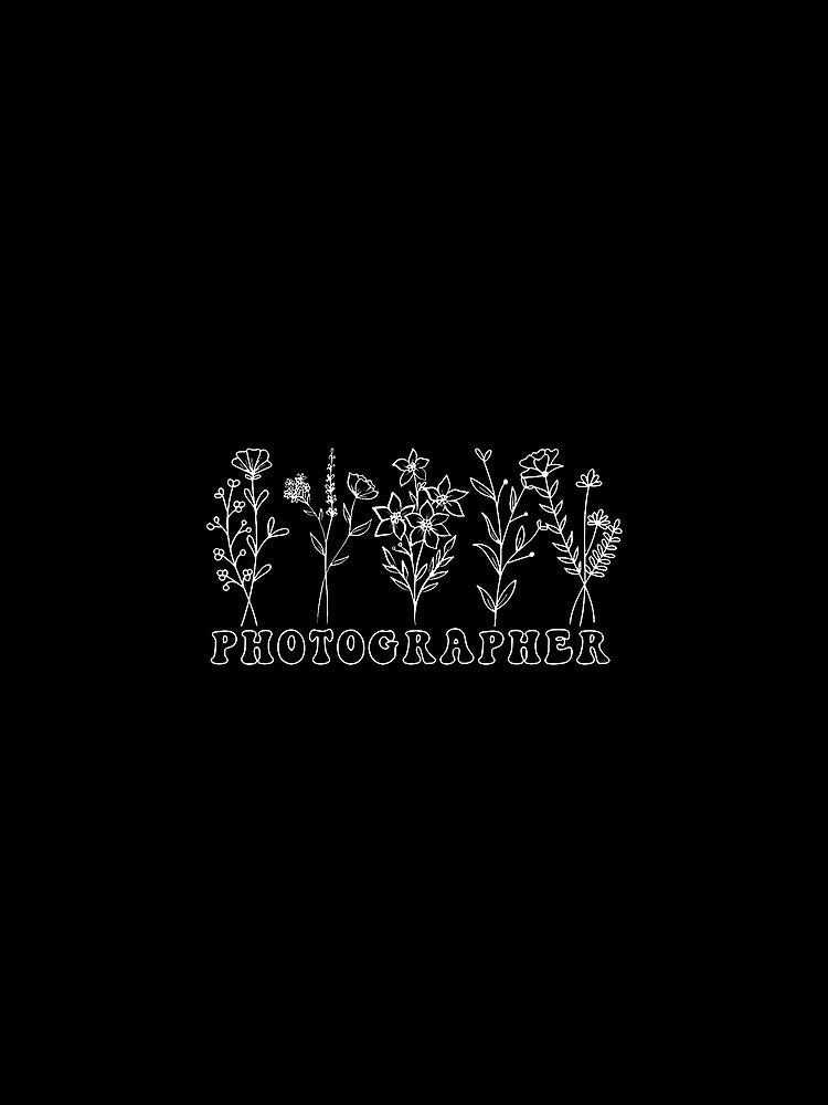 Retro Wildflower Photographer Camera Photography Men Women by LorraineRita