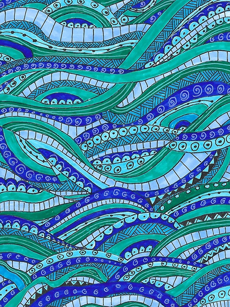 Turbulent Ocean by Color Splash Creations