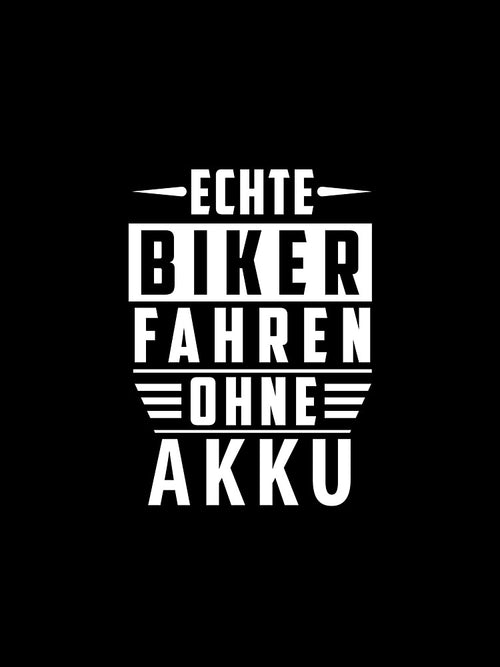 A Real Biker Drives Without Battery Pack by Tobias Langner