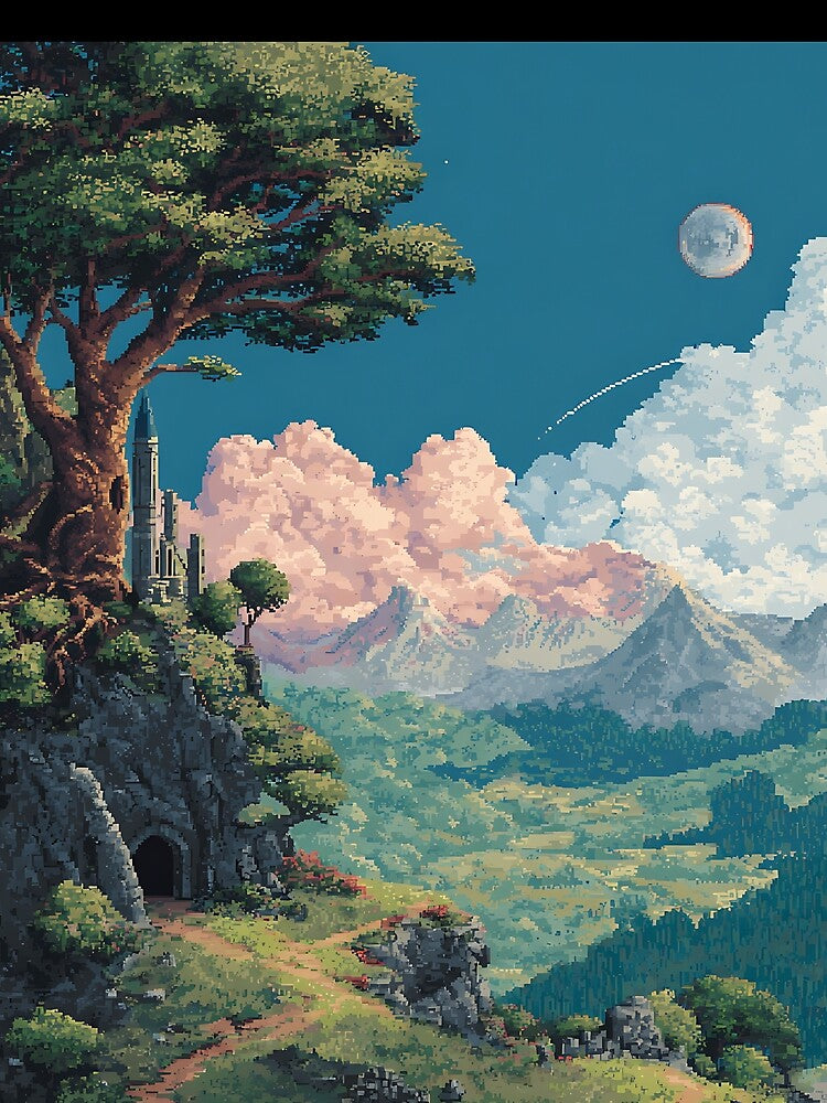 Retro Pixel Art Fantasy by bapupa