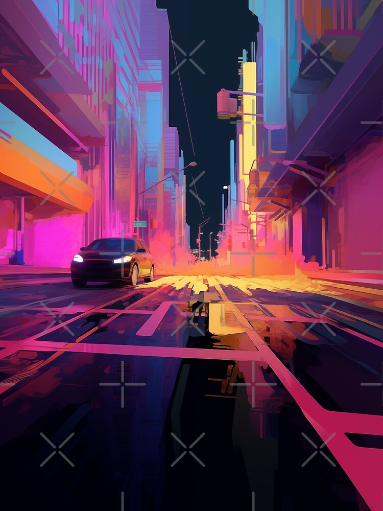 cyberpunk in the city by JeniSeny