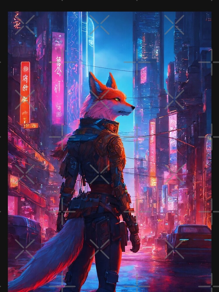 Cyberpunk Kitsune by RaF71PrO