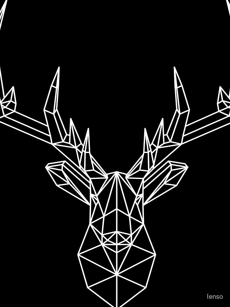 MINIMAL | Geometrical Tribal Elk design by Ienso