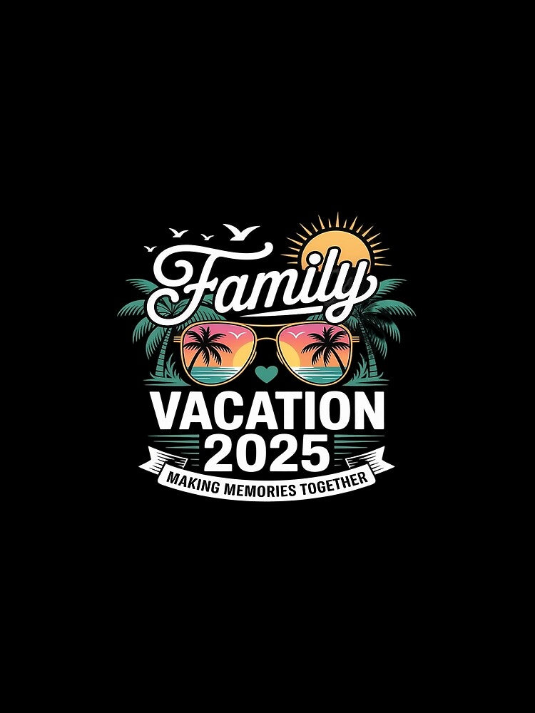 Family Vacation 2025 Beach Matching Family Summer Vacation by PeteHomenick