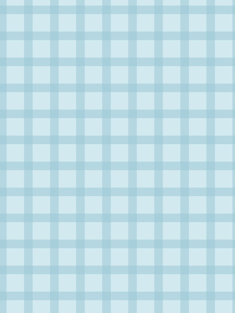 Baby Blue Checkered Pattern by Manic Purgatory
