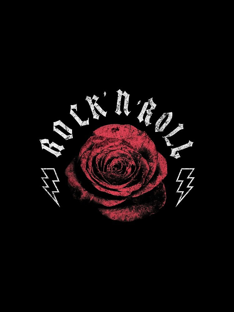 Rock n Roll Rose Emblem by The secret storage room