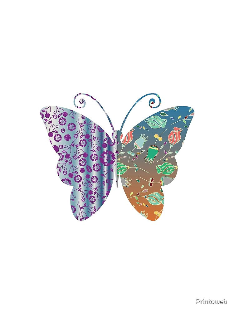 Vintage Pattern-Vintage Style/ Butterfly by Printoweb