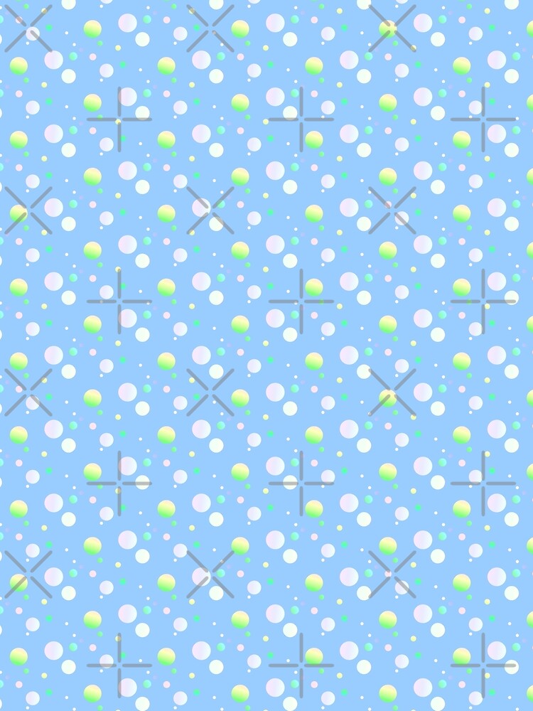 Pastel blue dots pattern | Light blue aesthetic dot by lausn