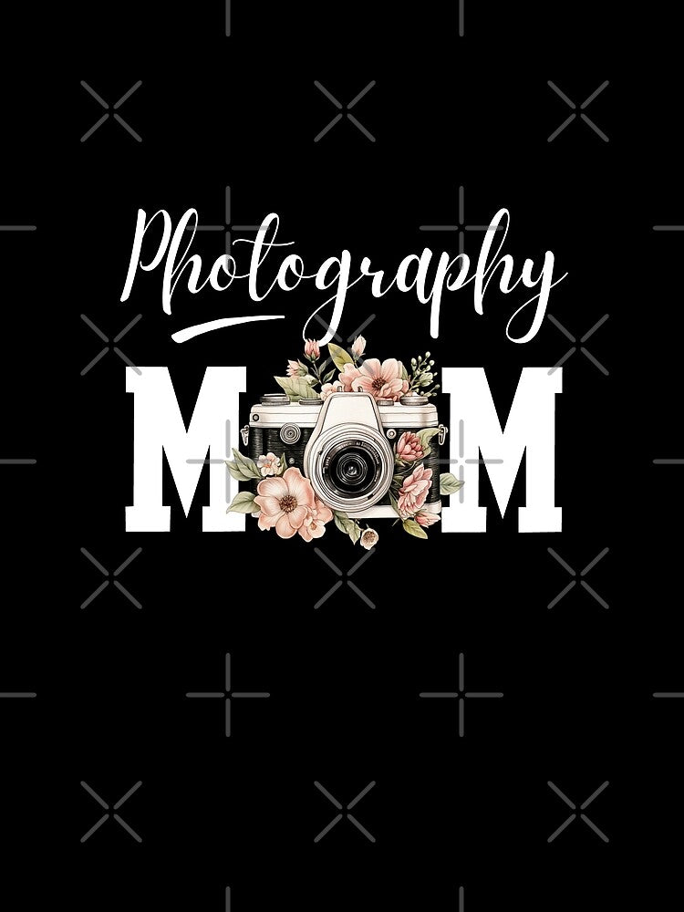 Photography Mom Floral Camera For Vintage Creative Moms by FreshVibe Prints