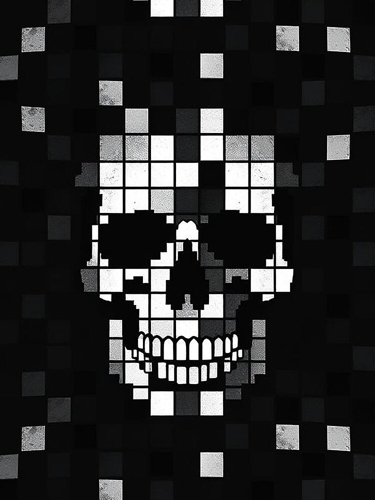 Pixel Skull by TheDarkVault