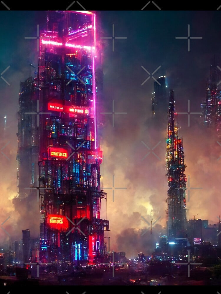 Cyberpunk Tower by JABG-01