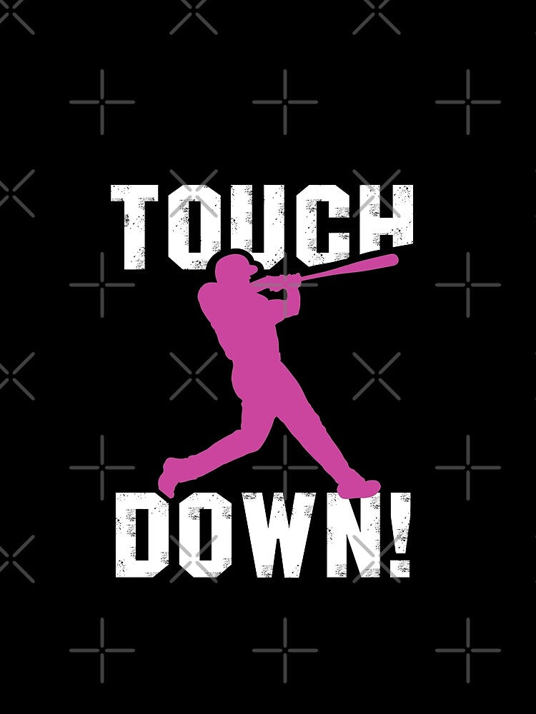 Touchdown Basball Player Pink For Girls Women Football by shirtscom