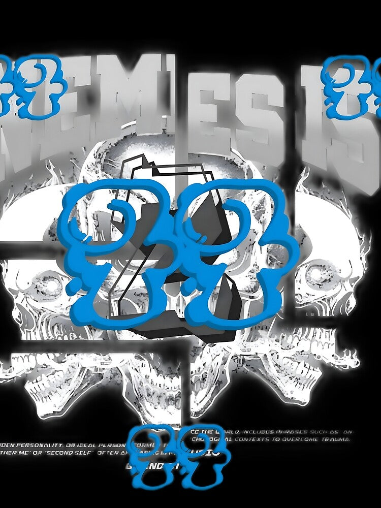Nemesis 93 Flaming Skull Grunge by Dibarassi