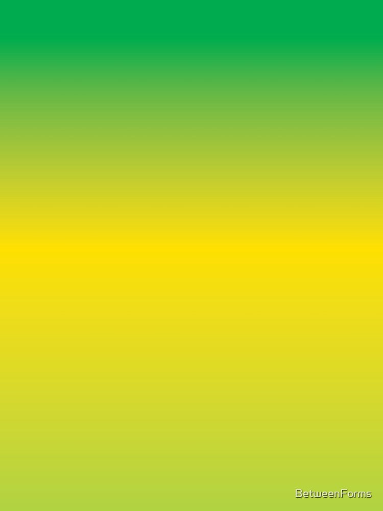 Minimalist Green and Yellow Ombre Gradient by BetweenForms