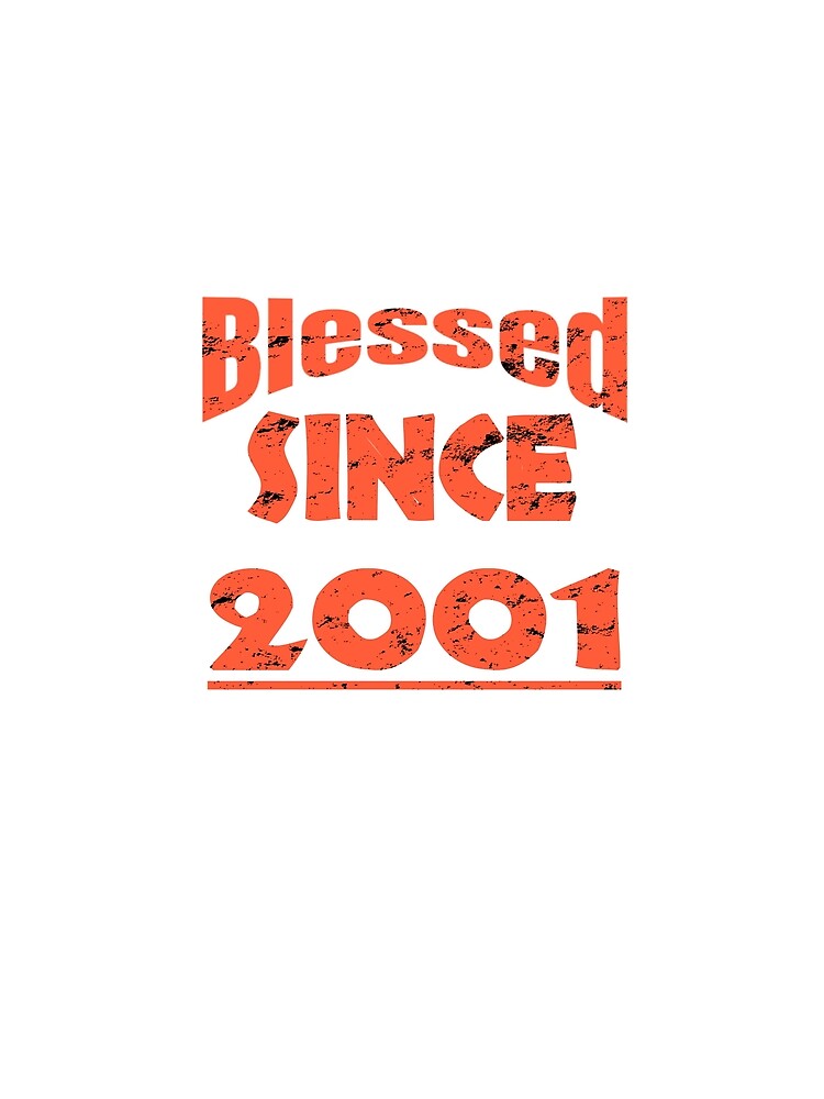 Birthday Gift Born in 2001 Birthday Gift T-Shirt by VG14