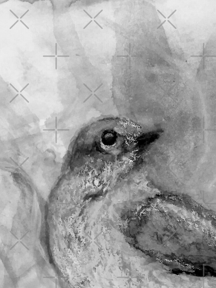 Brilliant Bird (in black and white) by Sandisart