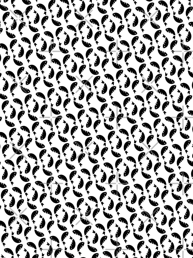 My brand fish pattern. Fish style. by ryboxxdesign