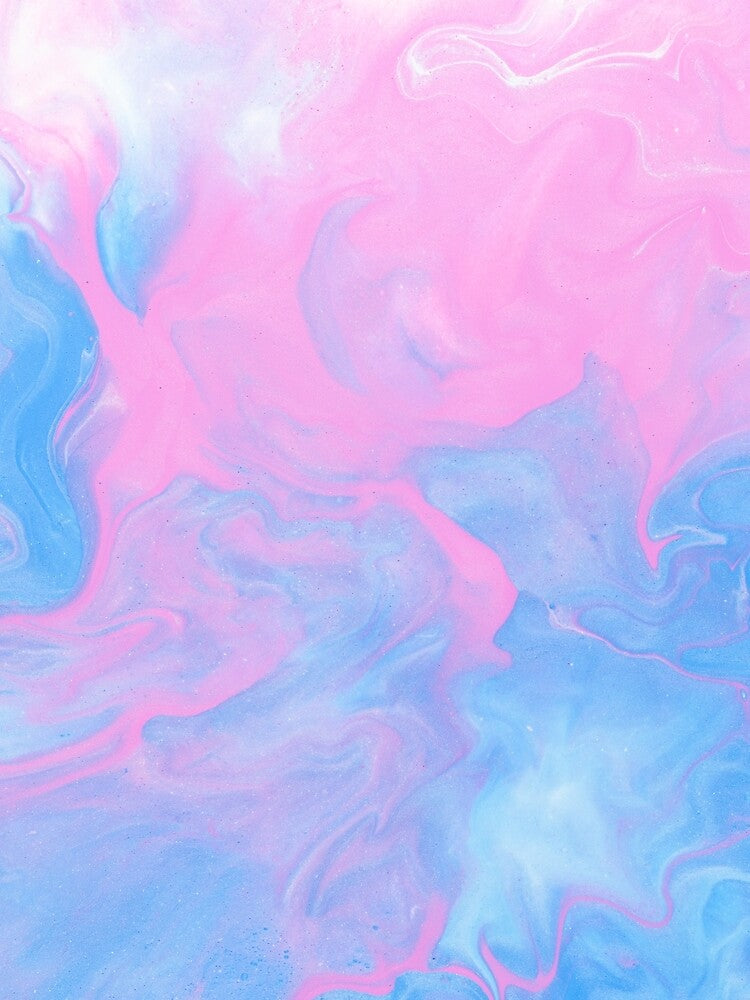 Pink & Blue Marble Watercolor by newburyboutique