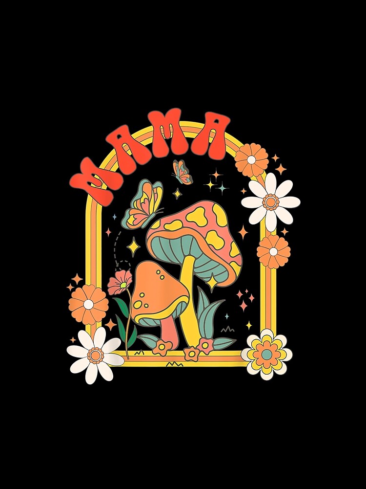 70s Daisy Groovy Mama Hippie Matching Family Reunion by hirokodongxup