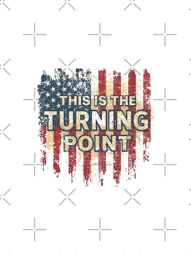 The Turning Point American Flag: Rally for Freedom & Patriotism by Clothesbest