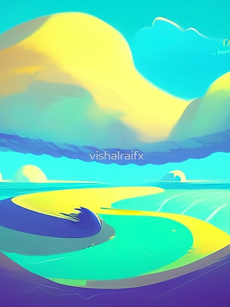 Colorful surreal landscapes scenery with vibrant colors 30 by vishalraifx