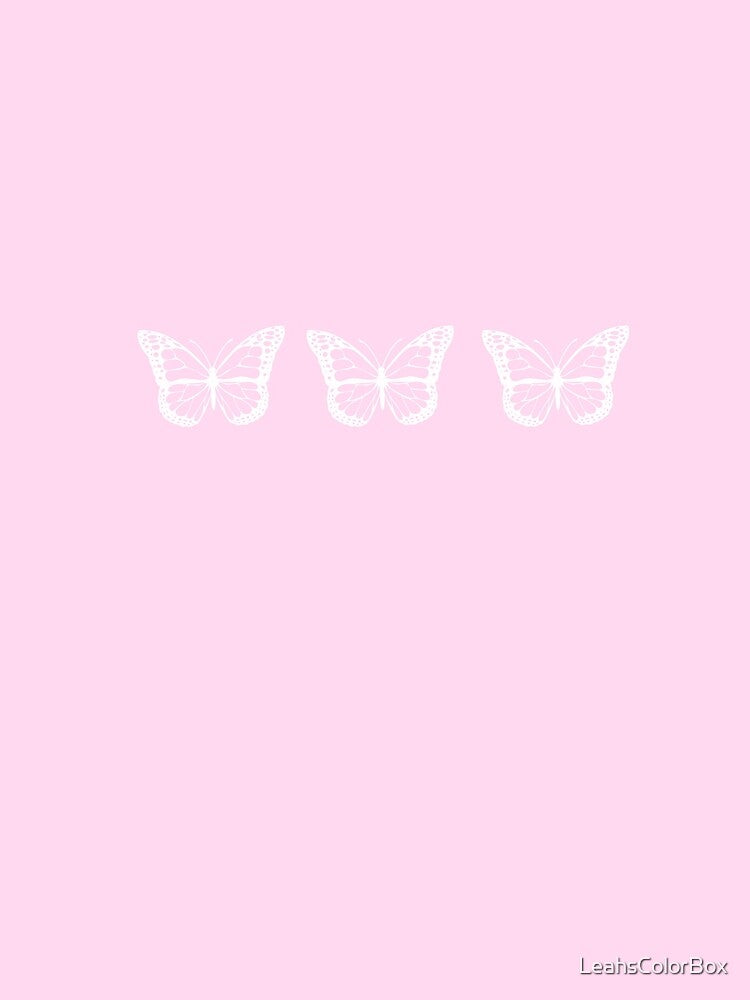 Three Butterflies Pastel by LeahsColorBox