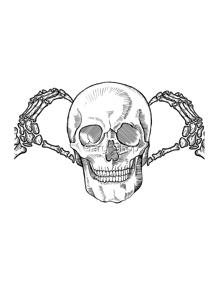 Heavy Metal love Skull by Gary-Shop