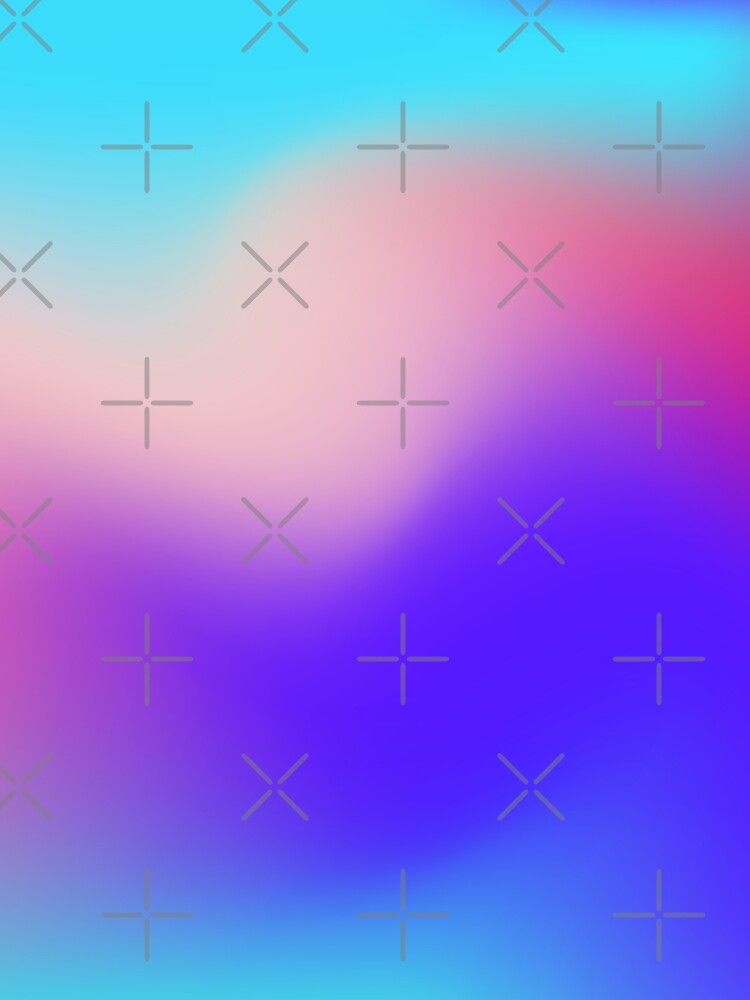 Neon Purple Pink Blue Gradient by Printedarts