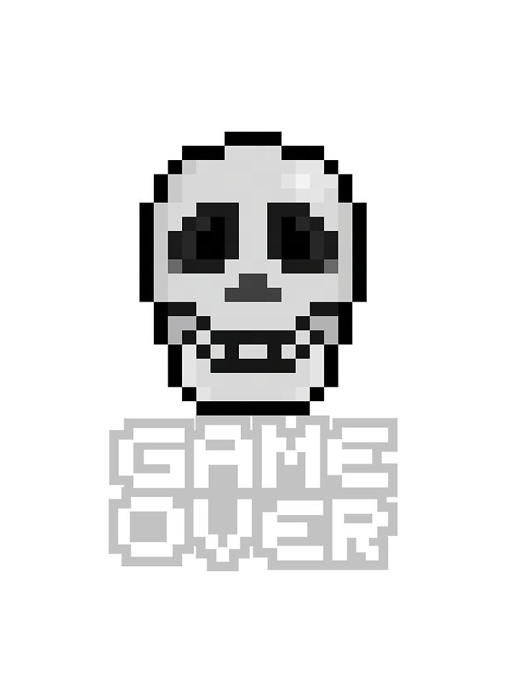 game over pixel by Iron-Adventure