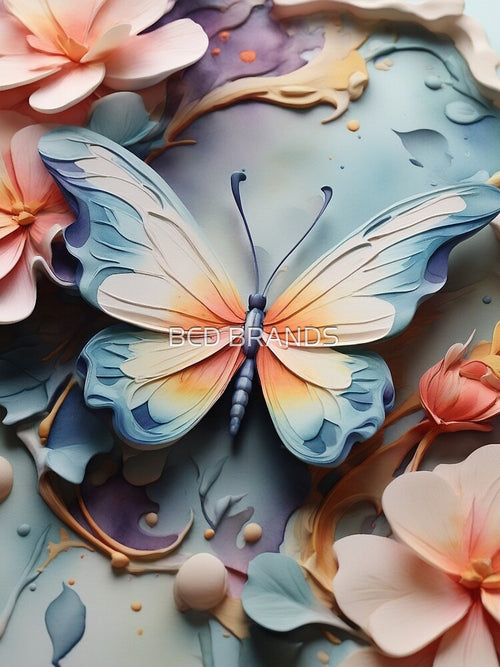 3D watercolours butterflies design by BCD BRANDS