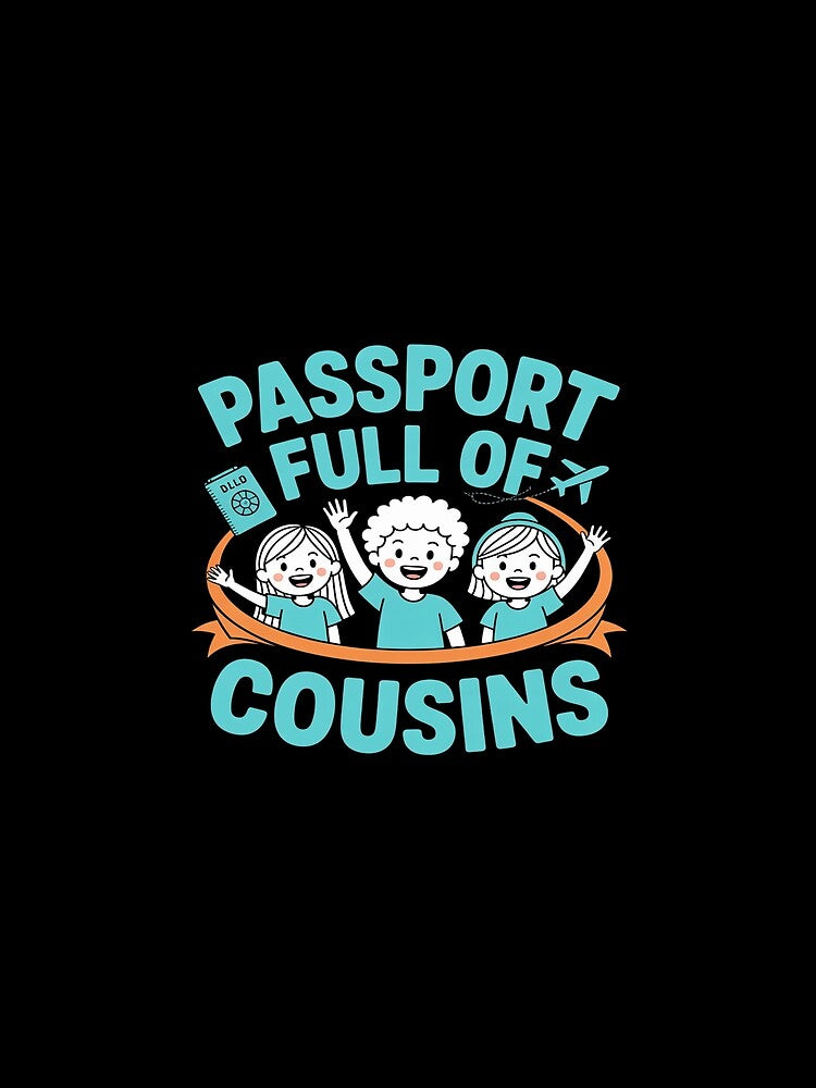 Passport Full of Cousins Family Vacation Matching by JaskconLIfe23