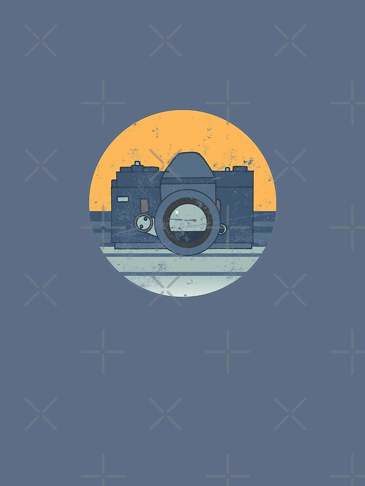 Vintage Distressed Camera Logo by HotHibiscus