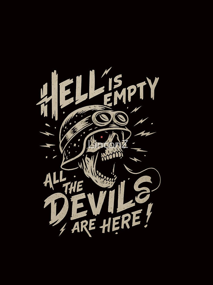 Hell Is Empty – Skull Soldier Design by LinconZ