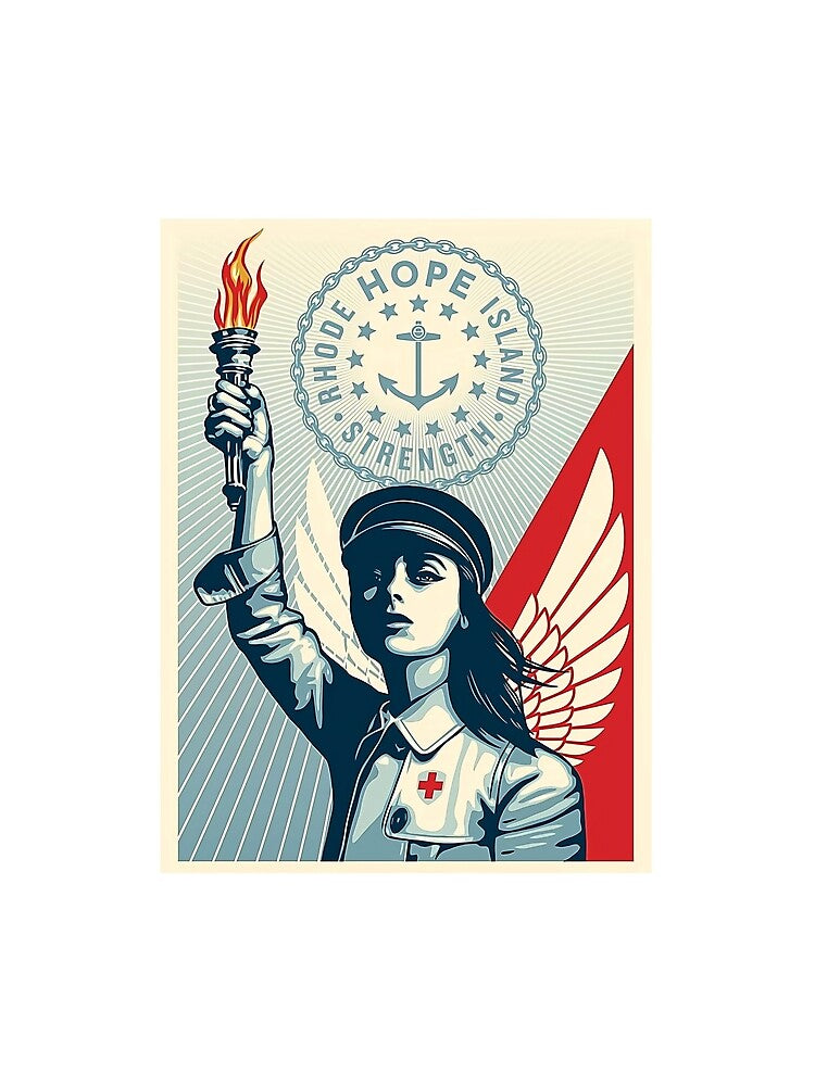 Shepard Fairey island by opechhopi