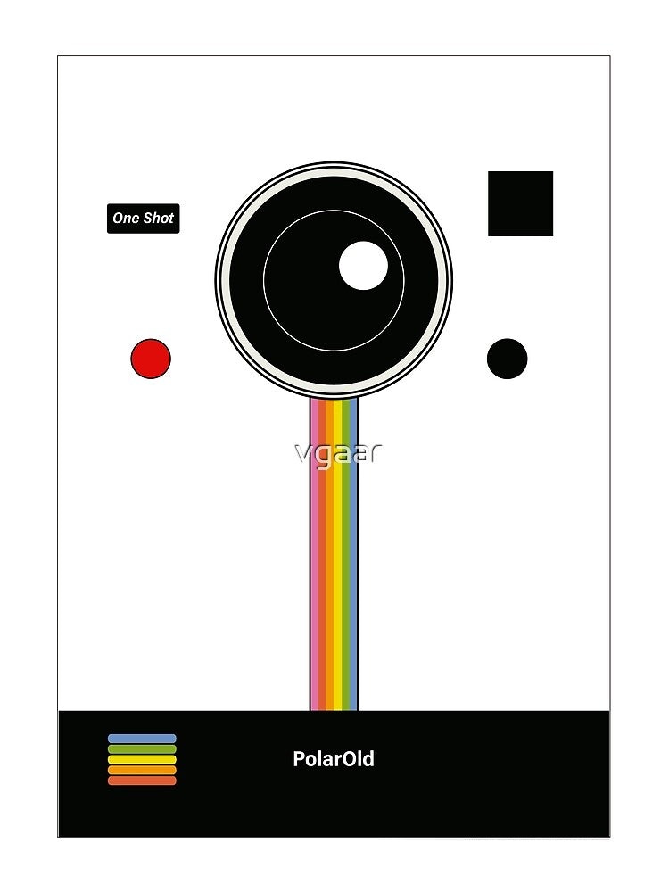 The Camera That Captured Forever — Retro Instant Camera Art by vgaar