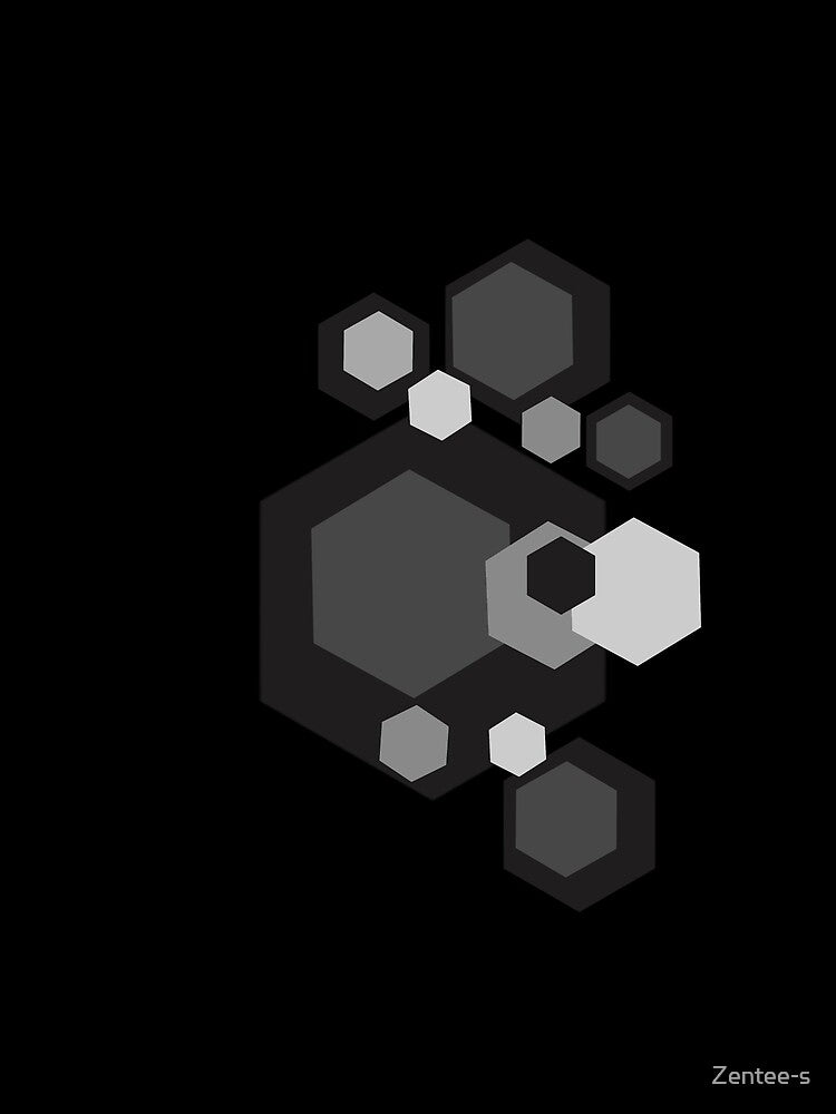 Hexa Black Grey by Zentee-s
