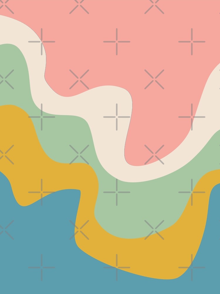 Soft Geometric – Cotton Sunrise by keikono.studio