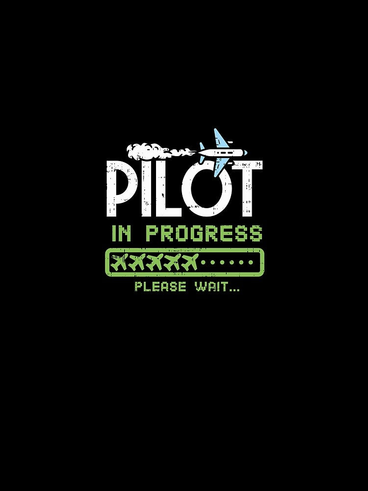 Kids Pilot In Progress, Future Pilot Toy Airplane Lovers Pullover Hoodie by rturuytuyt