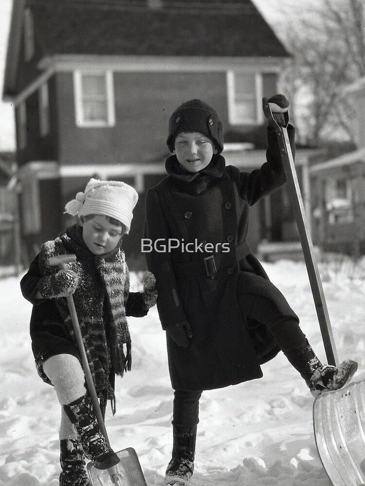 Vintage Winter Children by BGPickers