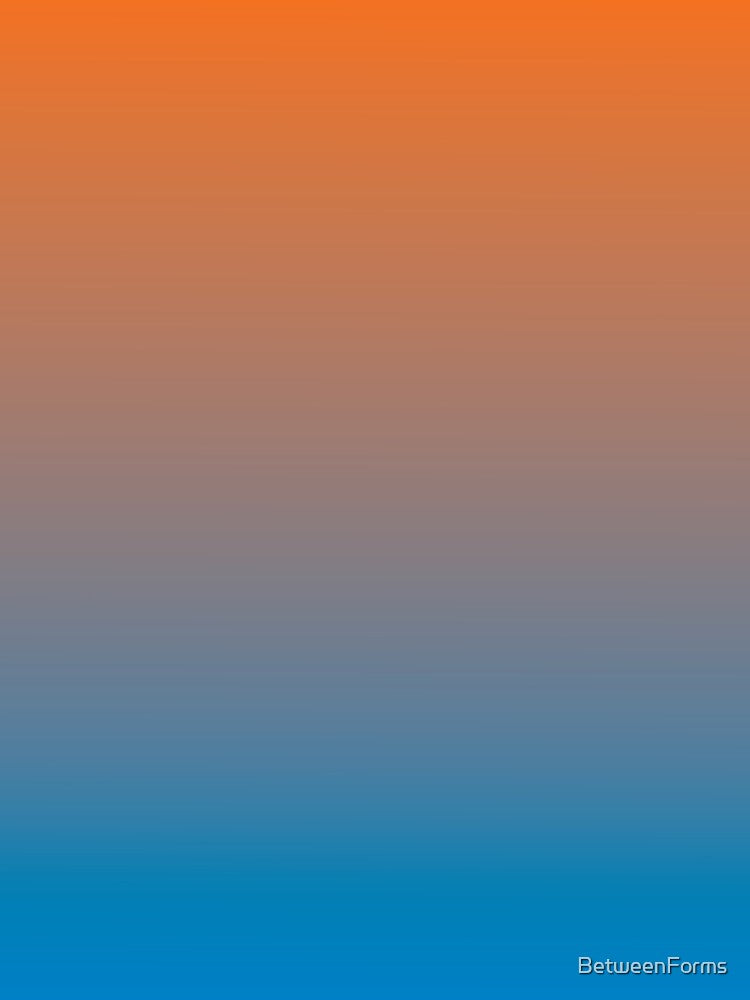 Retro Orange Gray and Blue Gradient by BetweenForms