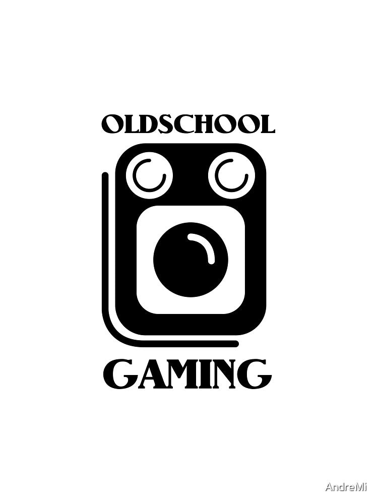 oldschool gaming symbol controller console gamer retro vintage - retro gaming logo by AndreMi