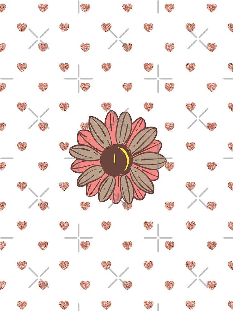 Hearts and Flower - Spring Aesthetic in White by iamwowie