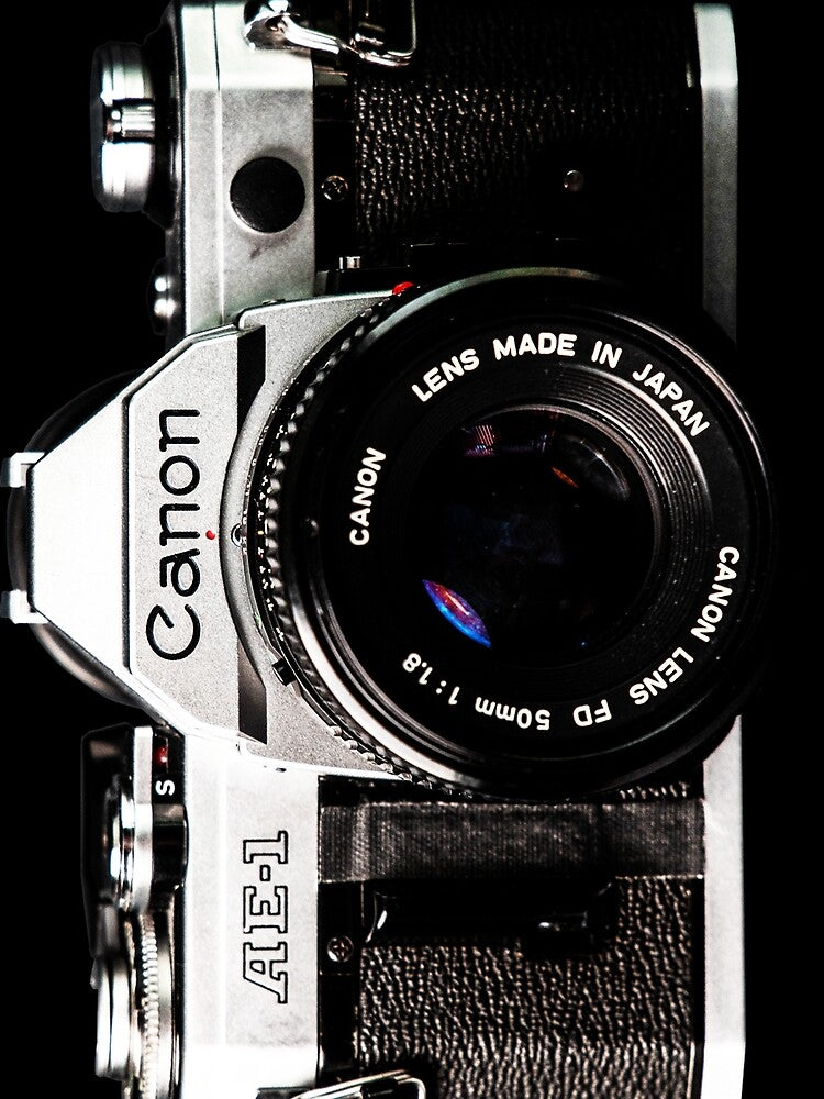 Vintage Canon Retro Film Camera by inkandmoth