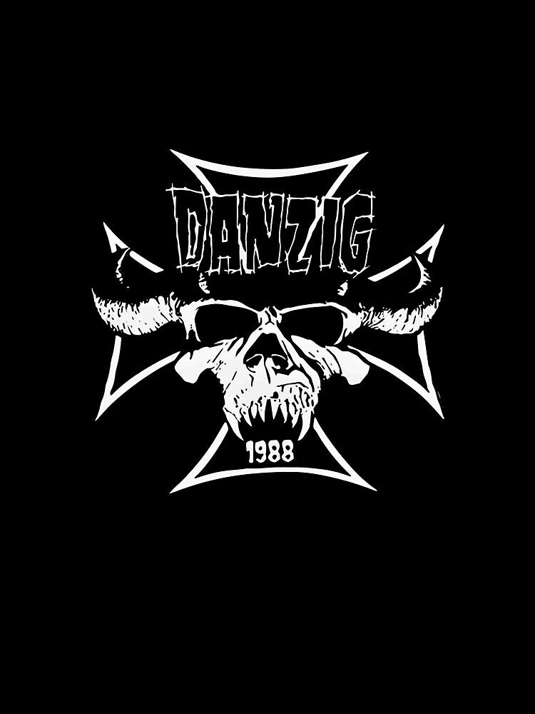 Danzig 1988 Vintage Gothic Skull Cross by seikiofrol