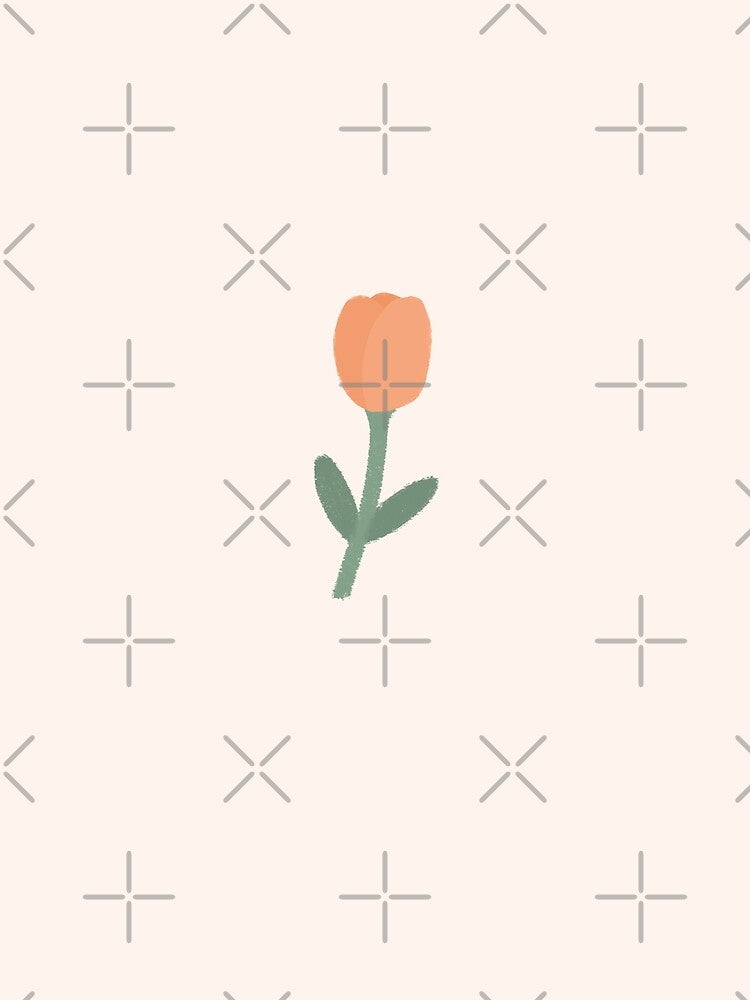 Pastel Orange Tulip by wonderxwander