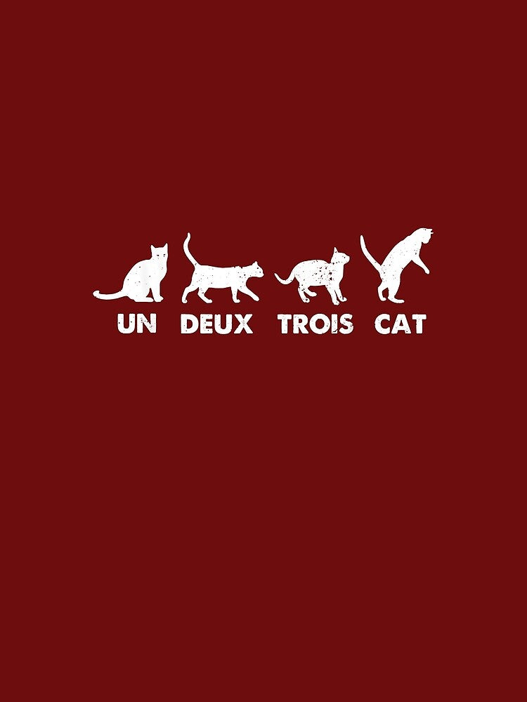 Funny  Deux Trois Cat Gift Cool Kitty Cat Lover Men Women by Jasonstoreasd